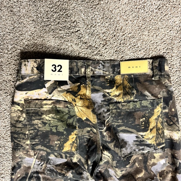 MNML Camouflage Cargo Pants Men Sz XL - Picture 3 of 5